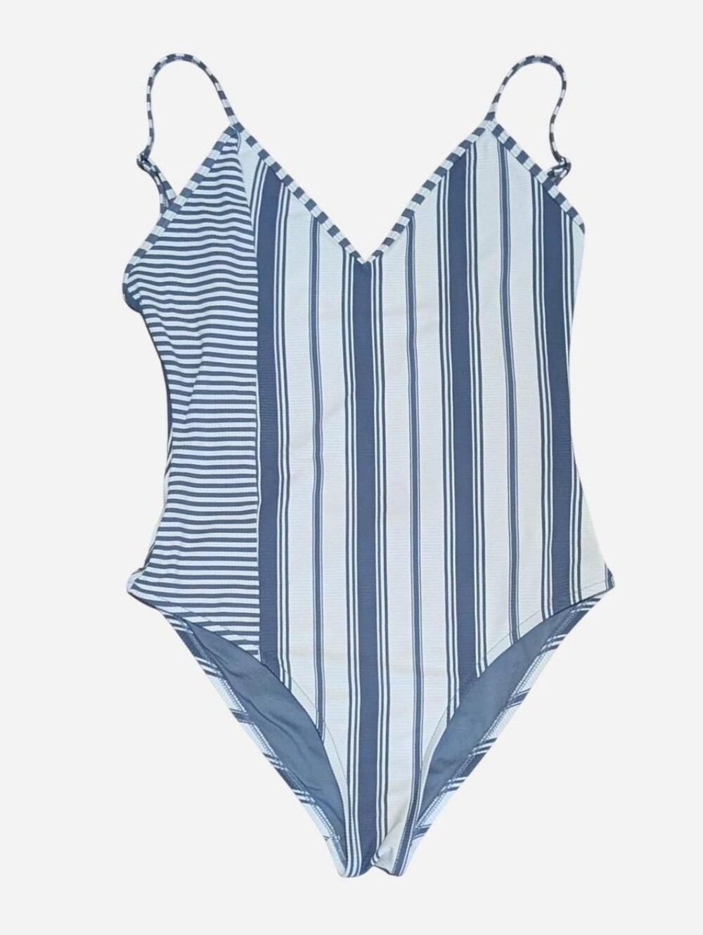 Rip Curl Womens One Piece Swimsuit swim wear Striped stripes Blue Size XS S